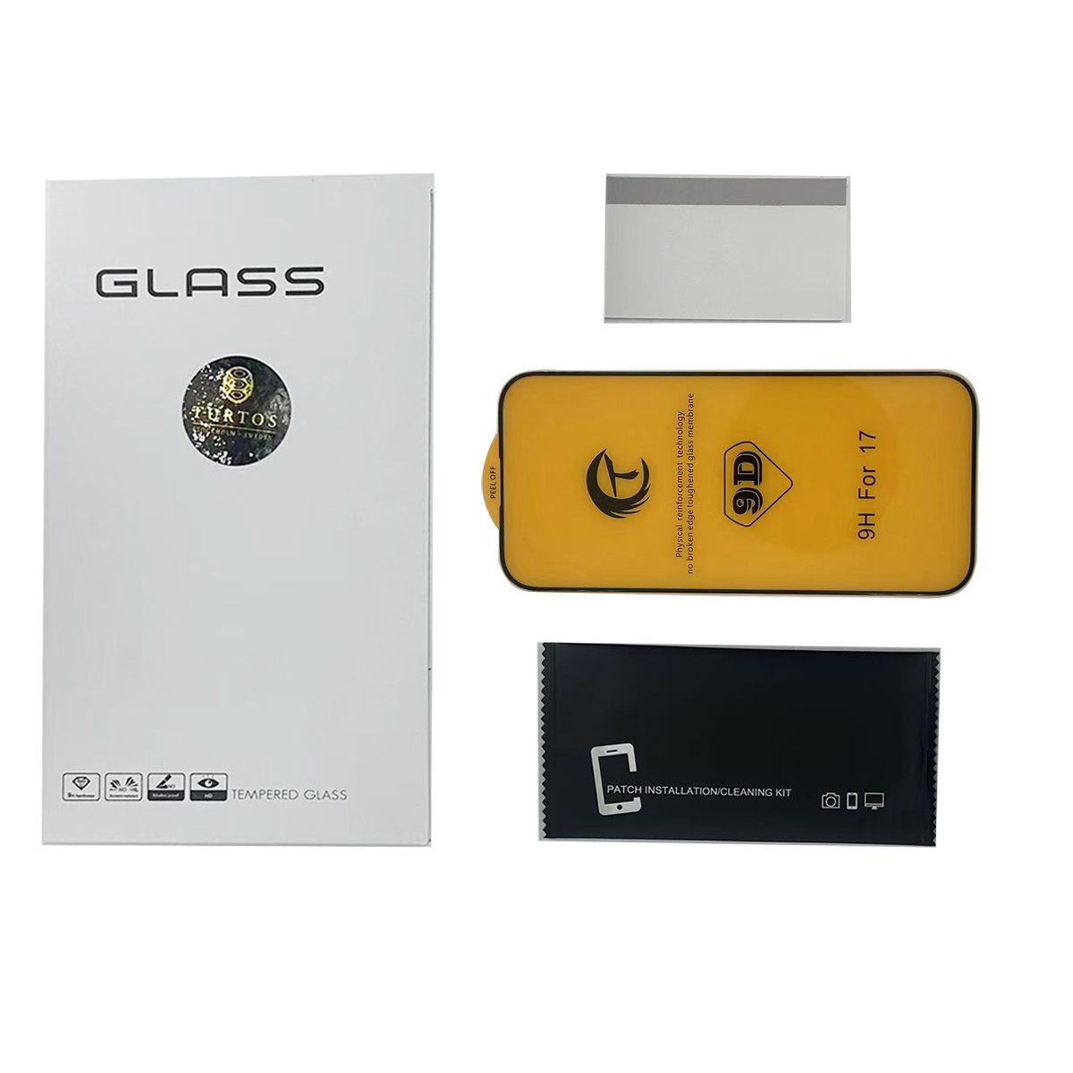 iPhone 17 Full cover tempered glass for