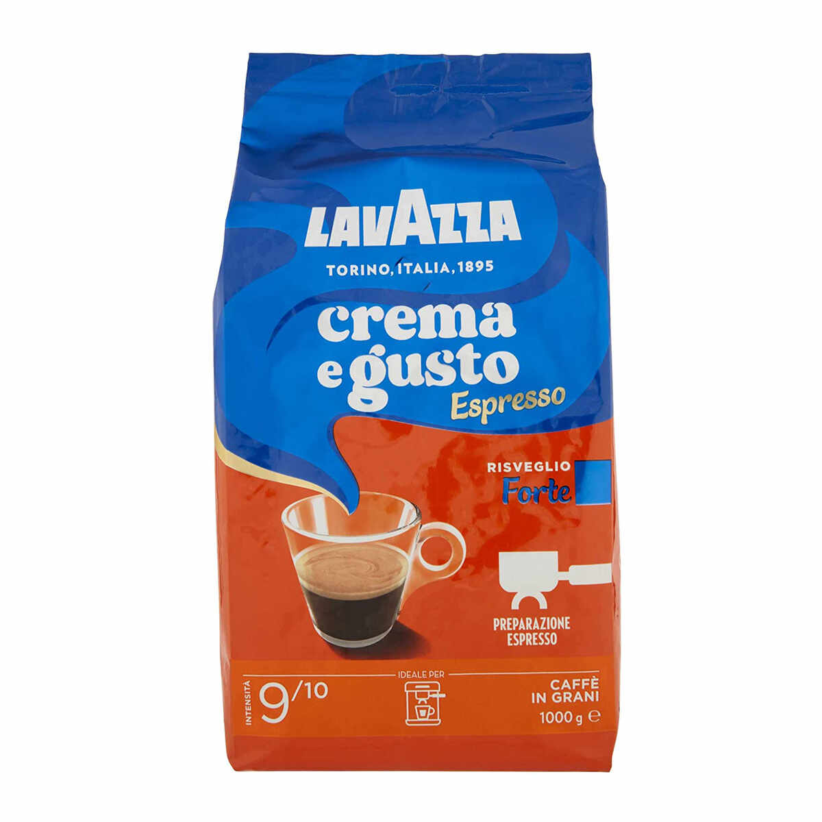 Καφές Espresso Lavazza Crema e Gusto Forte 1000g σε κόκκους