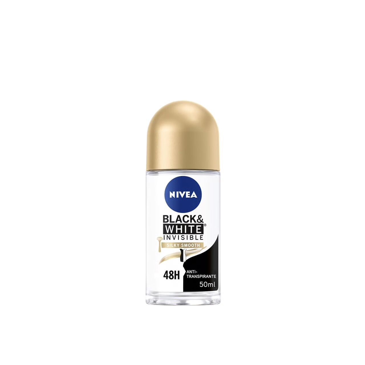 NIVEA Black & White Silky Smooth Roll Deodorant 50ML