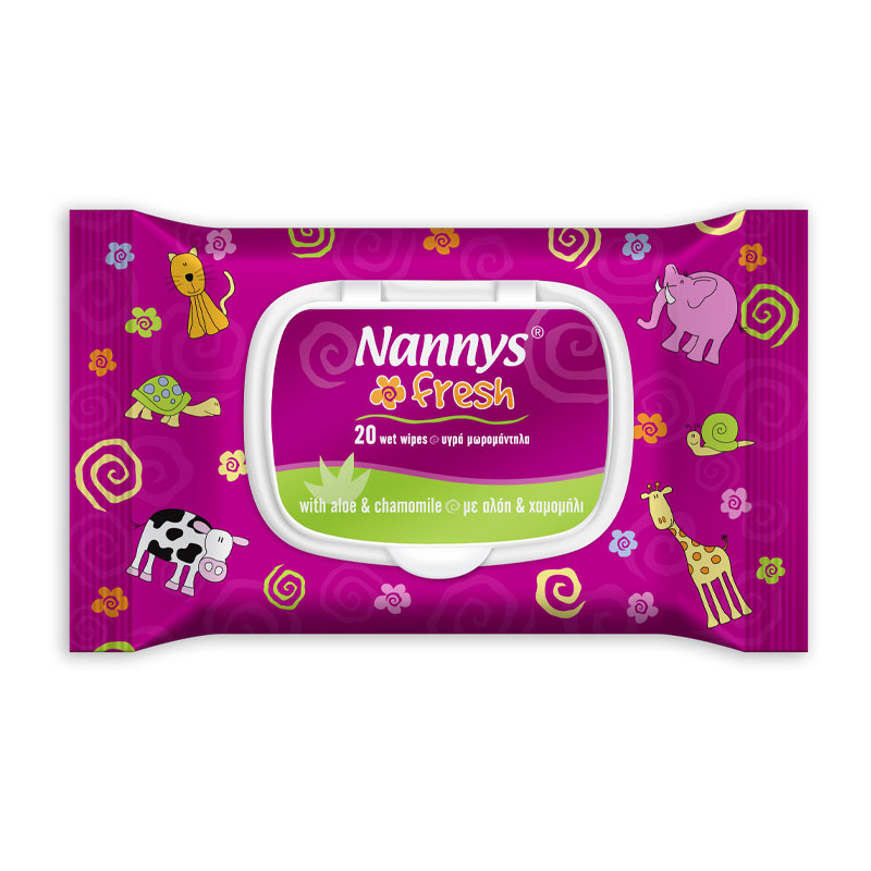 NANNYS FRESH 20 Wipes