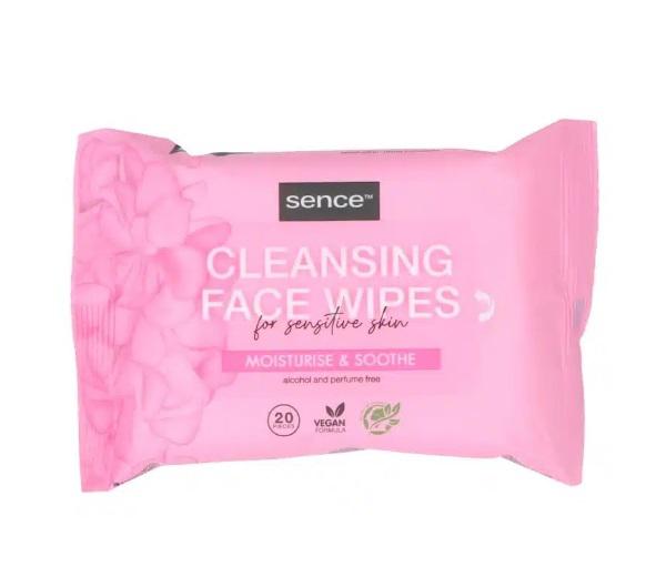 SENCE Cleansing Face Wipes 20 Sensitive Skin