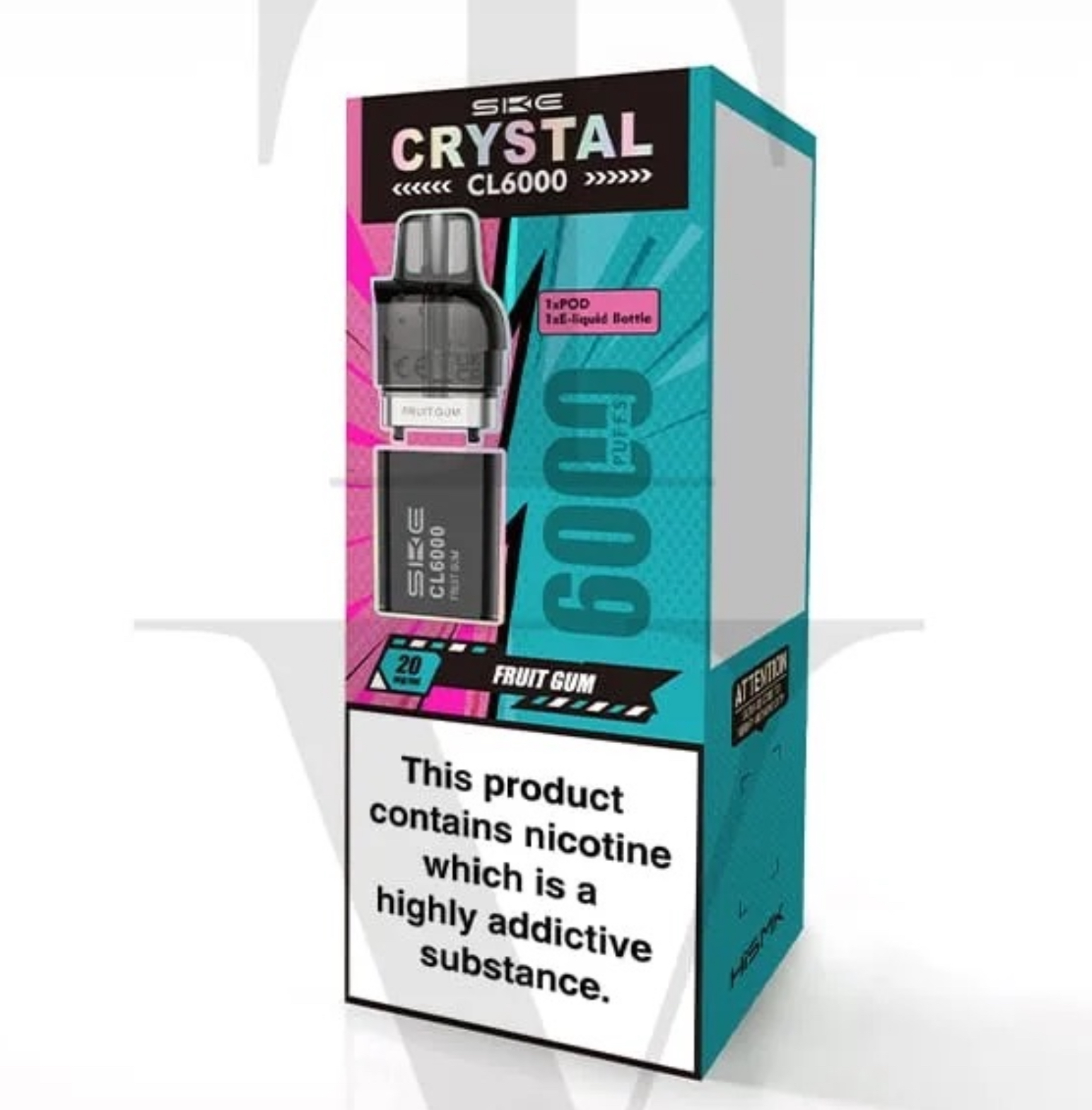 Crystal CL6000 Fruit Gum Pod