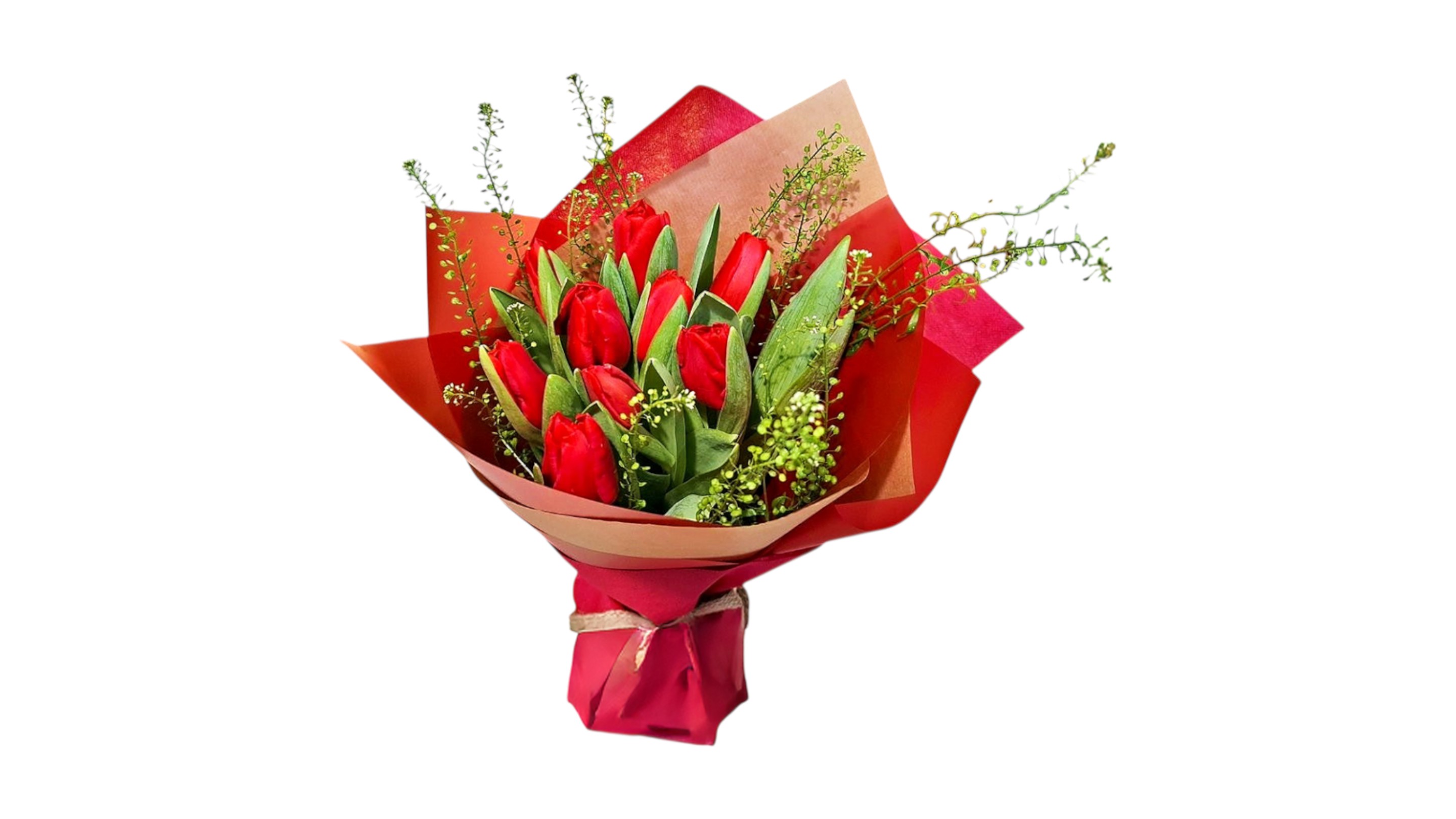 Red Tulips Bouquet