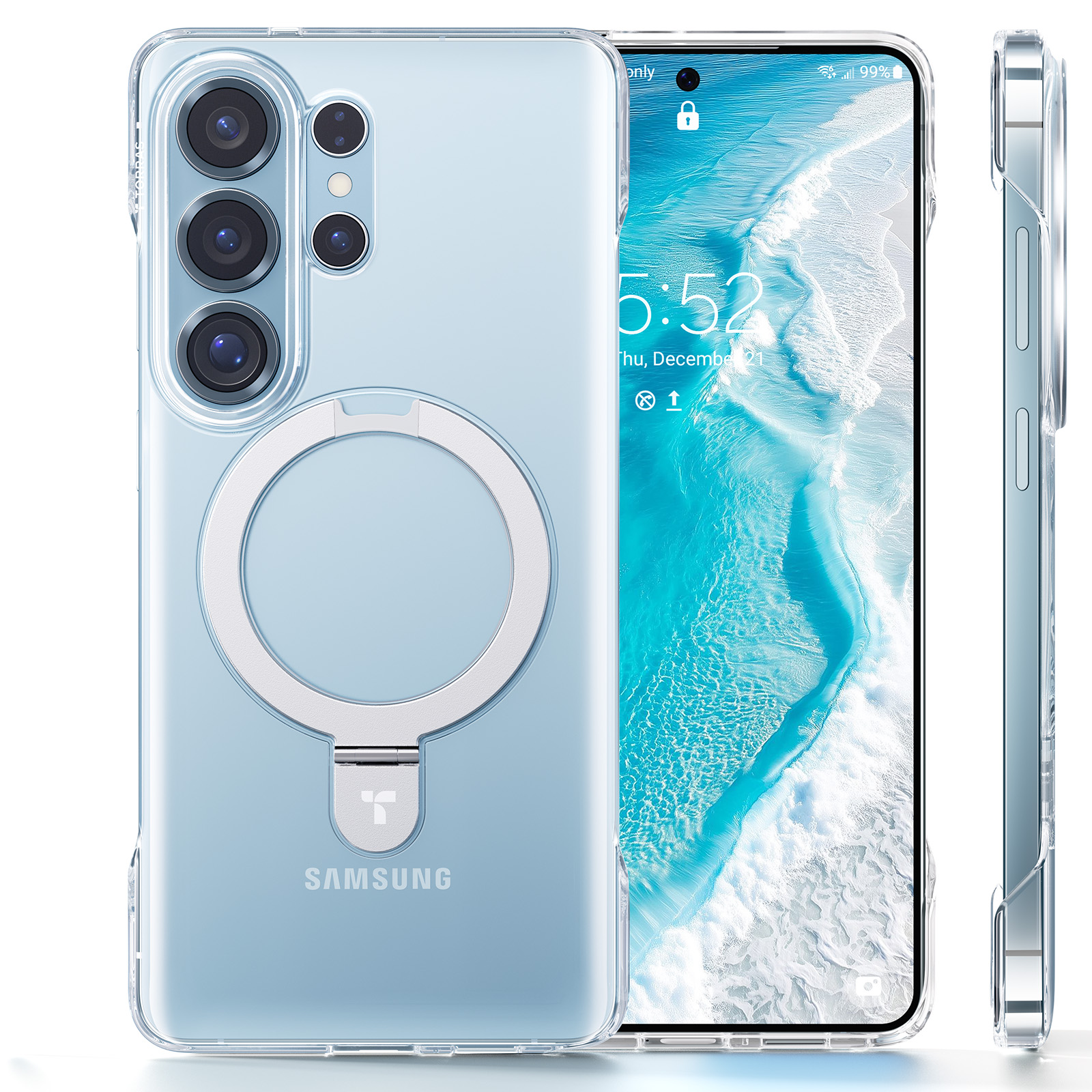 Galaxy S26 Ultra Case | Torras Ostand Slim (Clear)