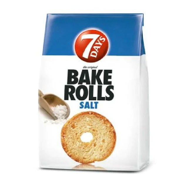 7DAYS Bake Rolls Salt 80G