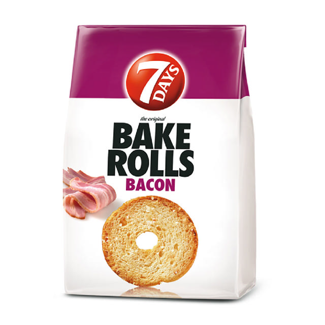 7DAYS Bake Rolls Bacon 80G