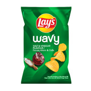 LAYS Wavy Salt & Vinegar 47G