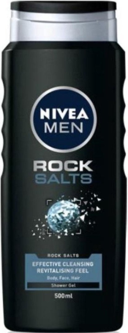 Nivea NBC Shower Men Rock Salt 500ml 84085 – mens shower gel, salt