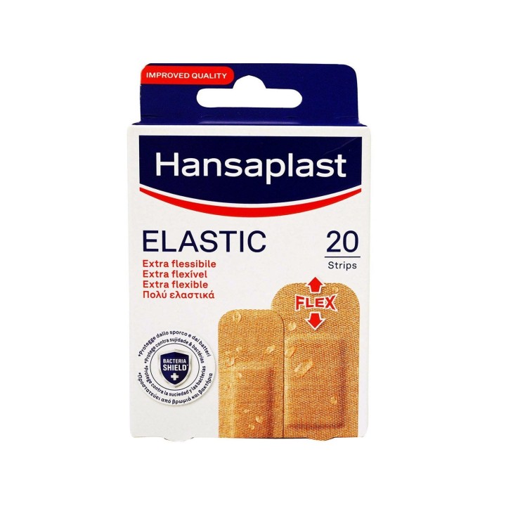 Hansaplast Elastic Strips 20pcs – bandages, elastic, wound care