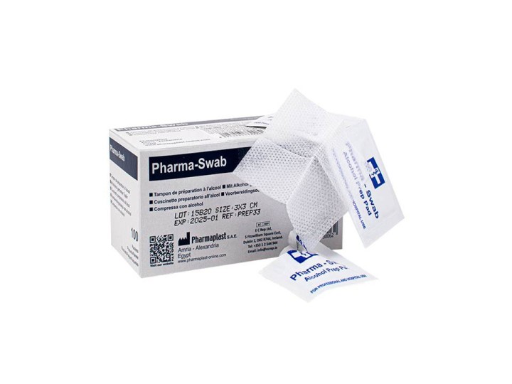 Pharma-Swabs Alcohol Swabs 100 Pads