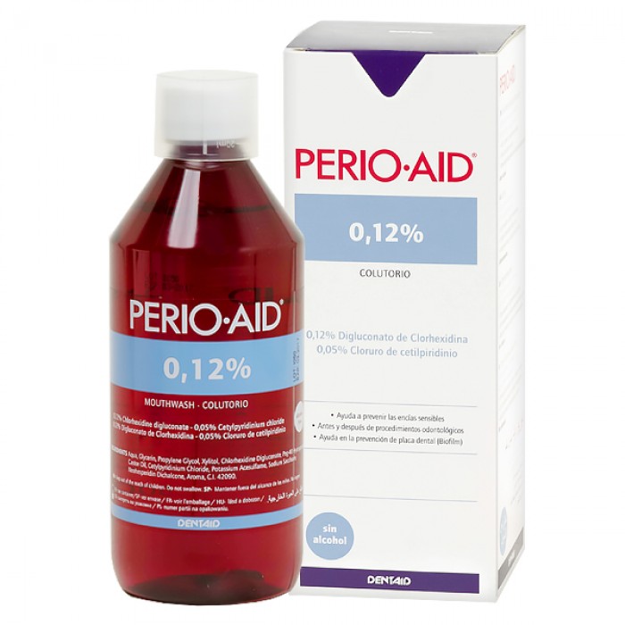 Perio Aid 012% Clorohexidina + 005% Cpc Mouthwash 500ml