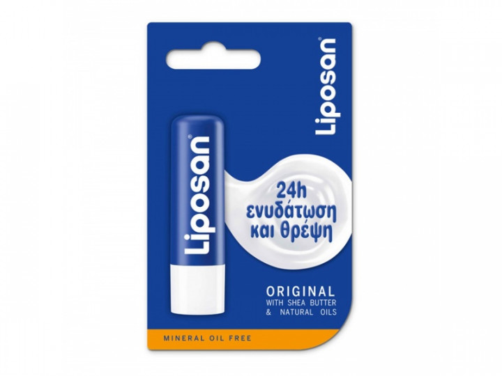 Liposan Original Lip Balm With Shea Butter & Natural Oils 4.8G