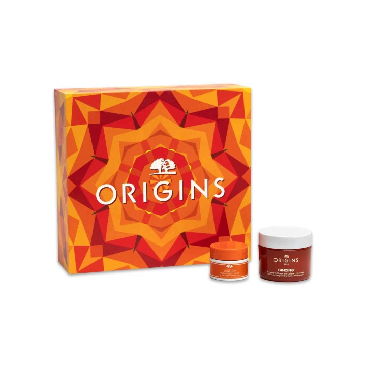 ORIGINS Ginzing Mini Glowing Essentials Duo Gel cream 50ml + Brightening Eye cream 15ml