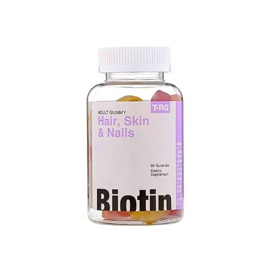 T-Rq Biotin, Hair, Skin And Nails 60Gummies