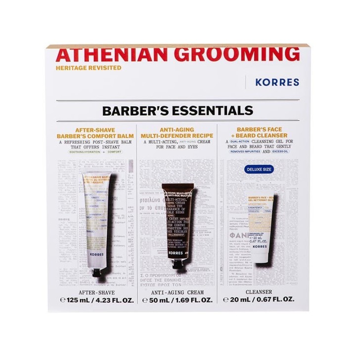 Korres Athenian Grooming Barber's Essentials