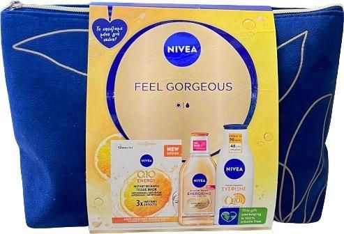 Nivea Q10 Firming Care Set with Lotion, Face Mask & Toiletry Bag