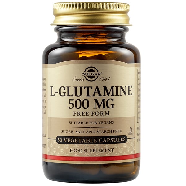Solgar L-Glutamine 500Mg Supports Immune Nervous & Gastrointestinal System 50 Tablets