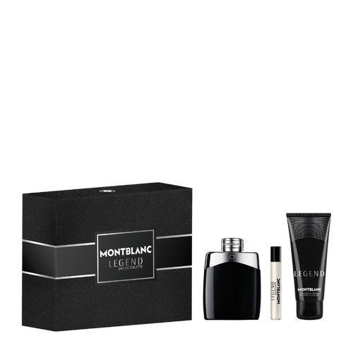 MONTBLANC Legend Eau De Toilette 100ml & Travel Spray 7.5ml & Shower Gel 100ml