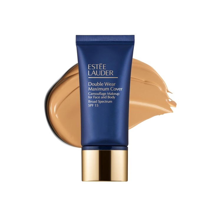 Estée Lauder Double Wear 24-Hour Maximum Cover Camouflage Foundation Face and Body SPF 15| Tattoo Cover Up Waterproof