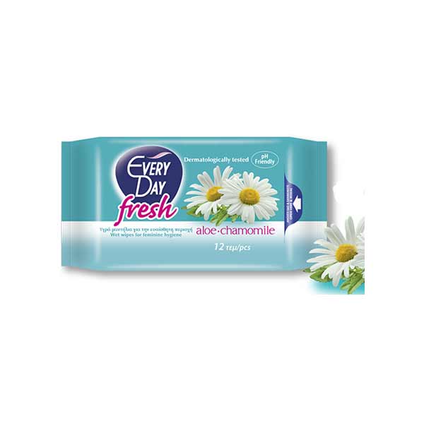 Every Day Fresh Wet Wipes For The Sensitive Area 12pcs
