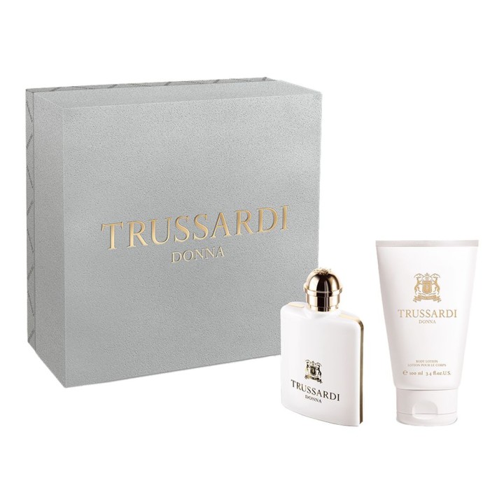 TRUSSARDI Donna gift set Donna EdP 50ml and body lotion 100ml.