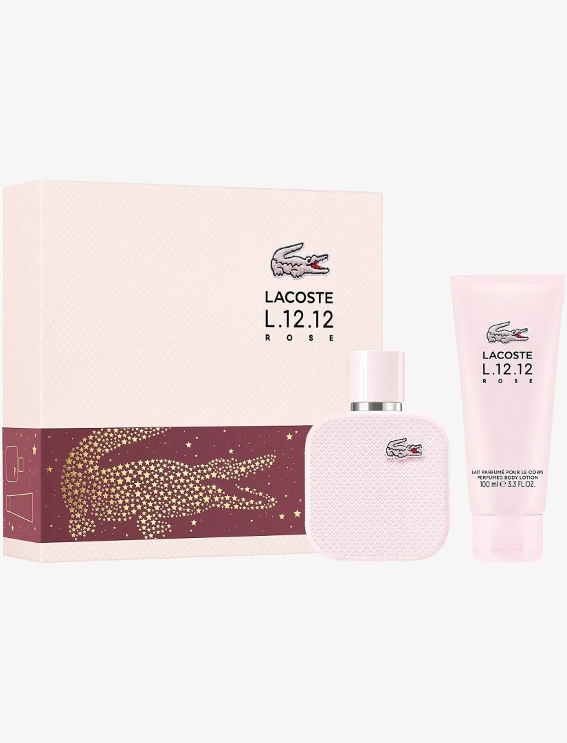 Lacoste Fragrance L.12.12 ROSE SET - EDP 50 ML + BL 100 ML - Perfume set