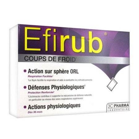 3Chenes Efirub Sachets Support Of The Upper Respiratory & Immune System 16 Sachets