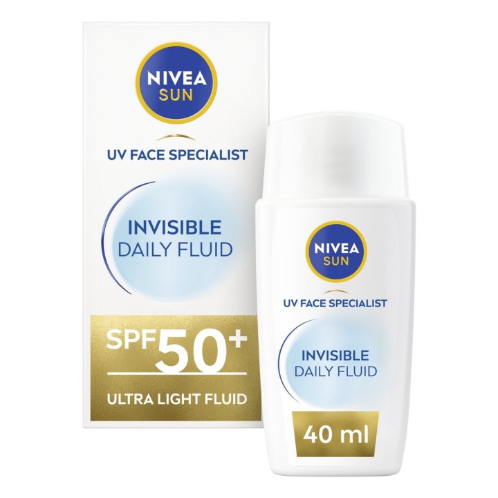 Nivea Face Invisible Face Fluid SPF 50 40ml – face sunscreen