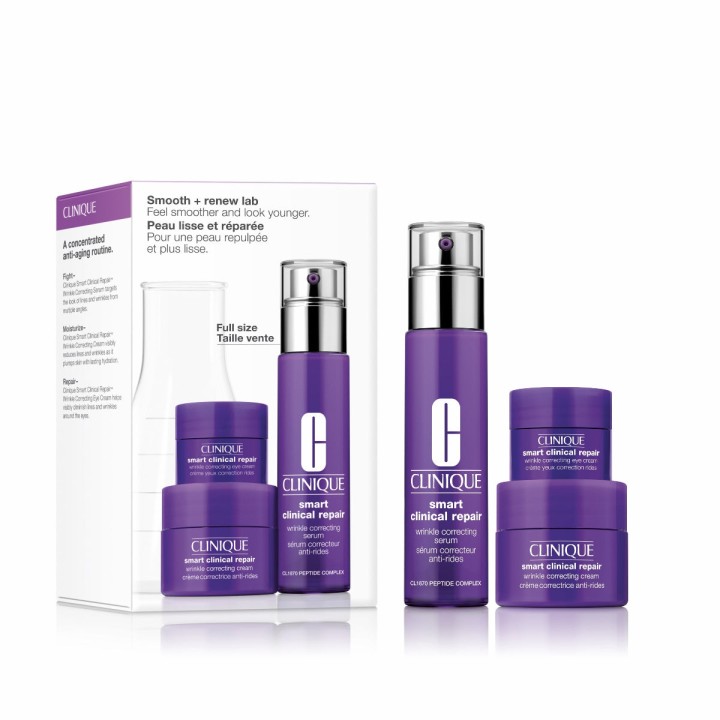 Clinique Smooth + Renew Lab: Smart Clinical Repair Set - Feel Smoother and Look Younger