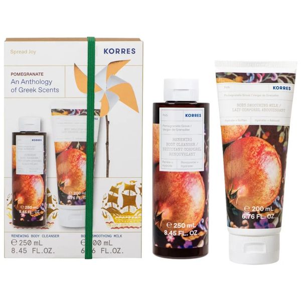 Korres Set Pomegranate Grove Shower Gel & Bodymilk