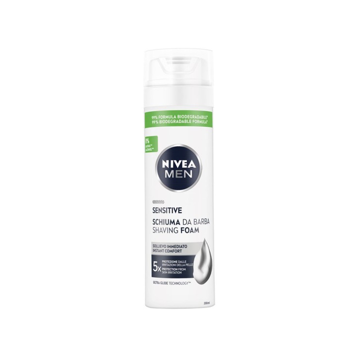 Nivea Men αφρός ξυρίσματος sensitive 200ml