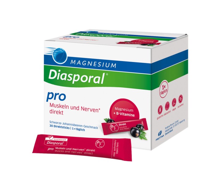 Diasporal Magnesium Pro Plus Vitamin B Complex Supplement Tablets