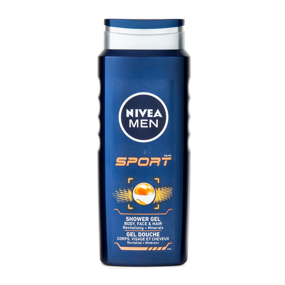 Nivea Men Sport 24h Fresh Effect 3 In 1 Shower Gel 500ml