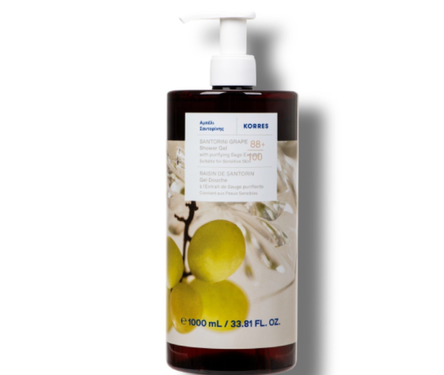 Korres Shower Gel Santorini Vine, 1000ml