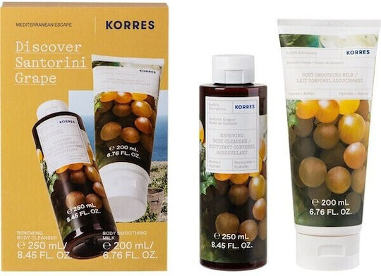 Korres Promo Santorini Vine Shower Gel 250ml & Moisturizing Body Lotion 200ml
