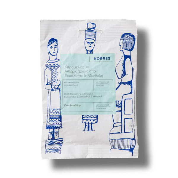 Korres Candies with Eucalyptus & Menthol essential oils 60g