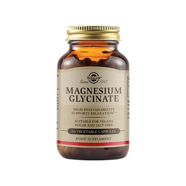 Solgar Magnesium Glycinate Magnesium 60 Capsules