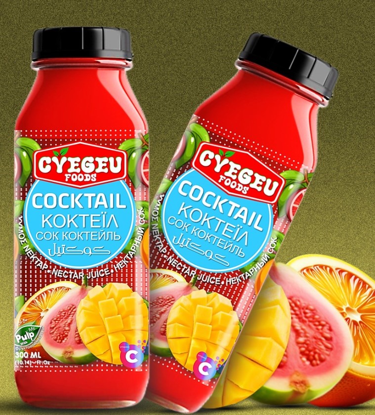 Cocktail Fruit Drink  300ML /24 Bottel (CyEgEu.Foods)