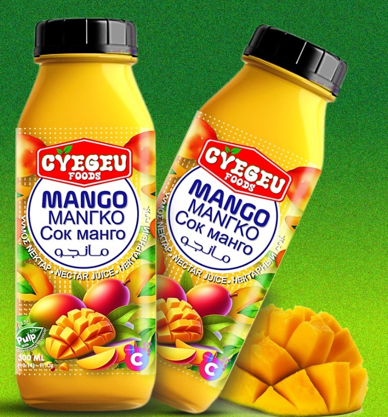 Mango Fruit Drink 300ML /24 Bottel (CyEgEu.Foods)