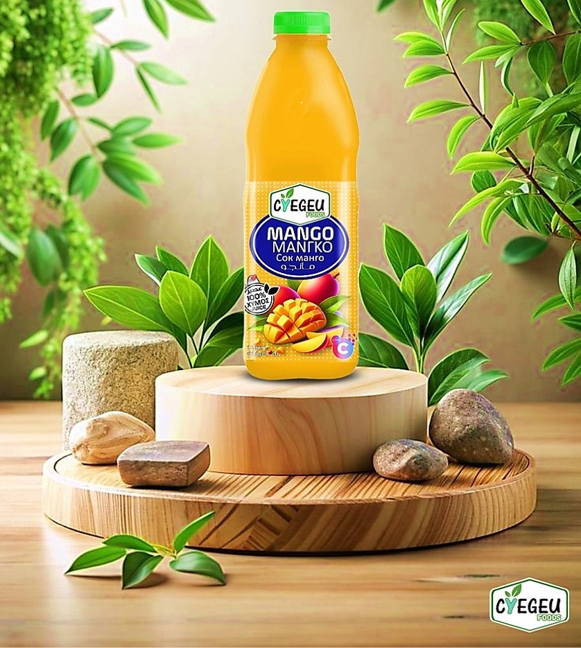 MANGO Fruit Drink 1L X12 Bottle (CyEgEu.Foods)