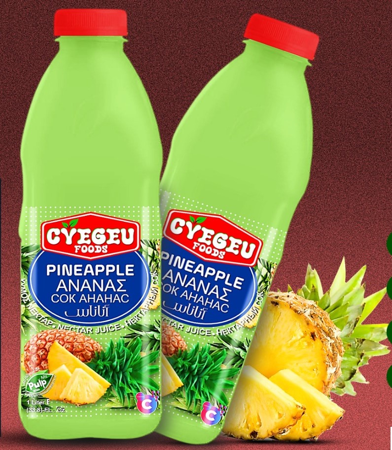 Pineapple Fruit Drink 1L /12 Bottel (CyEgEu.Foods)