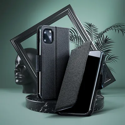 Fancy Book Case For Iphone 13 Mini Black