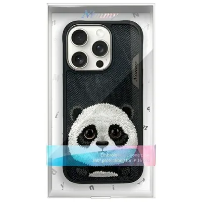Nimmy Case Big Eyed Pet 2.0 Panda For Iphone 17 Pro Black