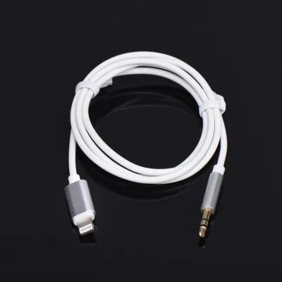Cable Aux Lightning (Male) To Jack 3,5 Mm (Male) White
