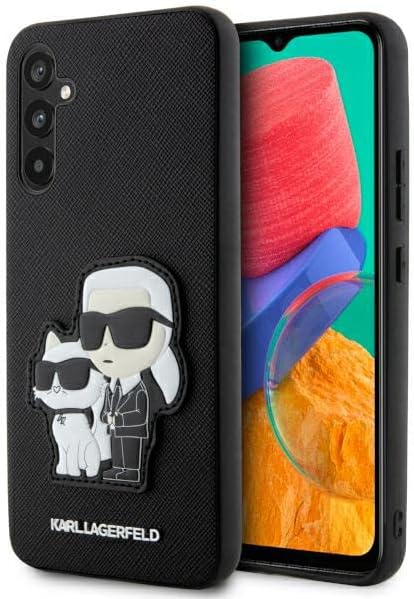 Karl Lagerfeld Hard Case For A54 5G A546,Black Saffiano Karl & Choupette