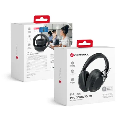 Wireless Headphones Forcell F-Audio Pro Sound Craft Anc Black