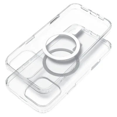 Mag Cover Clear Case Compatible With Magsafe For Iphone 16 Pro Max Transparent
