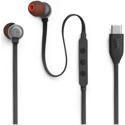 Wire Earphones Usb C Jbl Tune 310C Black