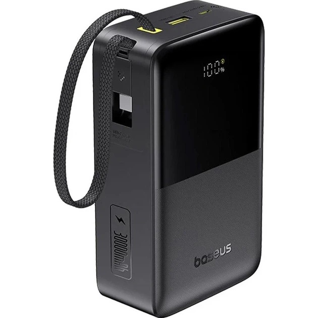 Baseus Powerbank 22.5W 30000mAh EnerFill FC51 Bipow 2 Pro Black