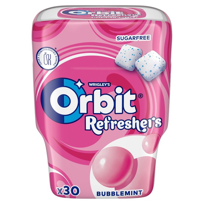 ORBIT Refreshers Bubblegum x30 67G